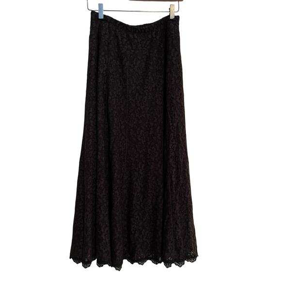 Susan Graves Style Lace gray Long Skirt Size Small Women's Clothing - Picture 1 of 8